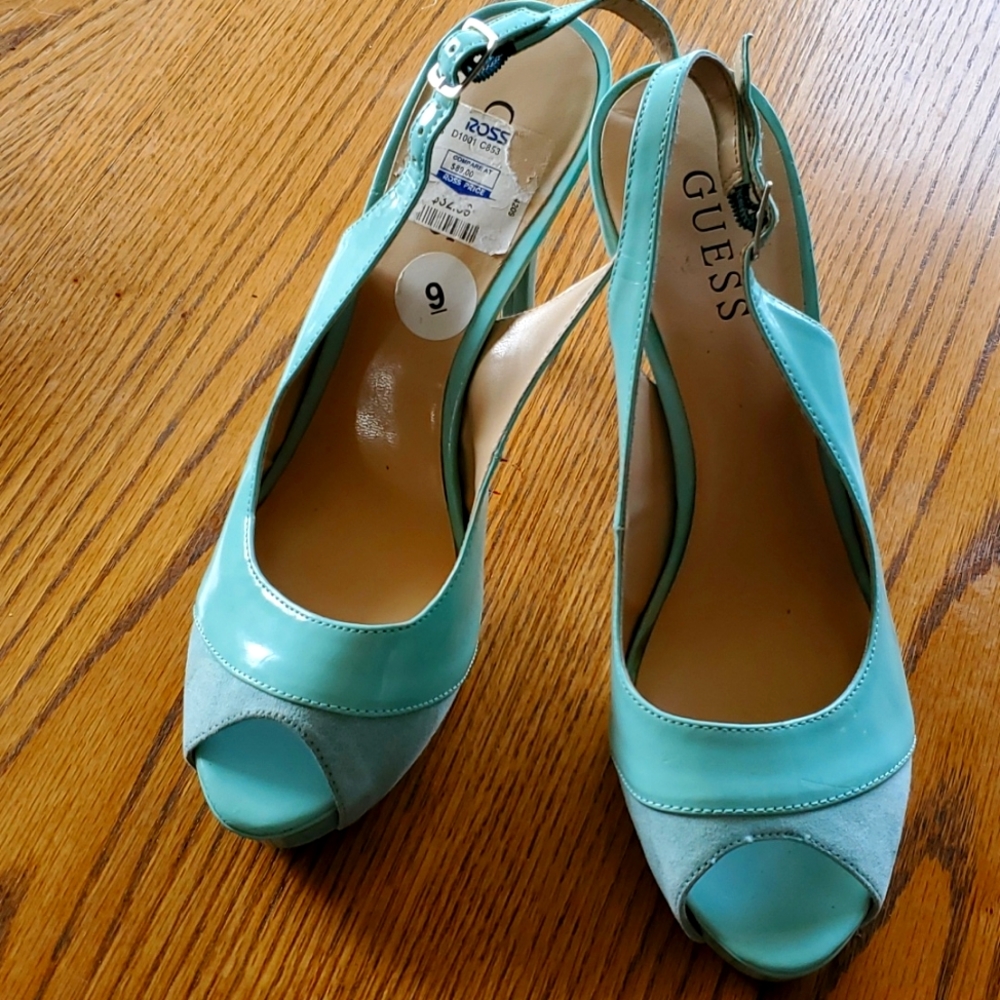 Mint Platform Stilletos
